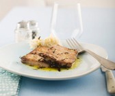 gebratener Thunfisch mit Orangenöl
