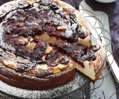 Kirsch-Käsekuchen zu Weihnachten