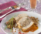 Pute mit Maronenfüllung