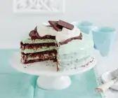 Schokoladentorte mit Minzcreme