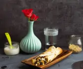 Süße Tortilla mit Birne