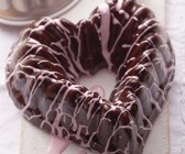Herzkuchen mit Schokoglasur
