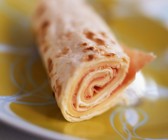 Herzhaftes Crépe mit Schinken