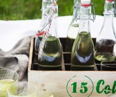 Selbstgemachte Limettenlimonade
