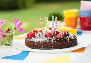 Schokokuchen zum Geburtstag