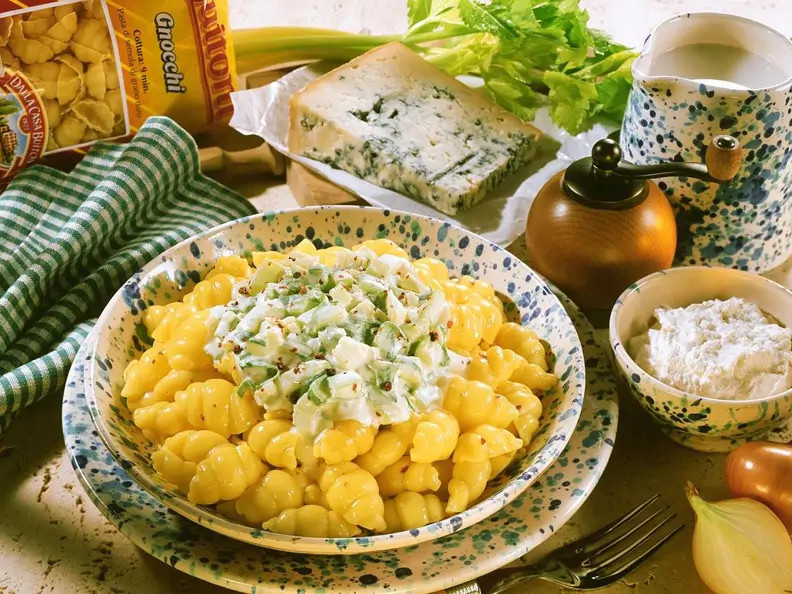 Nudeln mit Gorgonzolacreme