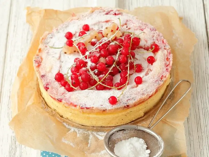 Johannisbeer-Käsekuchen