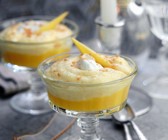 Zitronenposset mit Mango