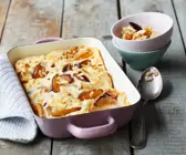 Quark-Zwetschgen-Gratin mit Amaranth