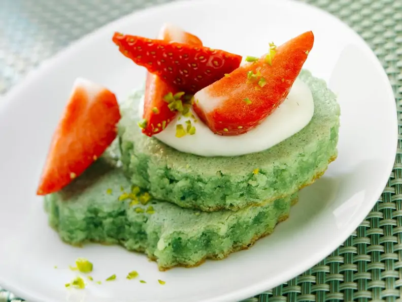 Kekse mit Pistazien und Frischkäse