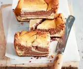 Schokoladen-Käsekuchen-Schnitten