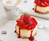 Mini-Erdbeer-Käsekuchen