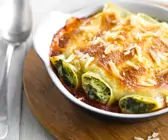 Auflauf mit Mangold-Cannelloni