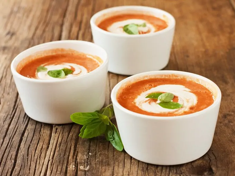 Tomatensuppe mit Paprika
