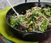 Hackfleischpfanne mit Rettich