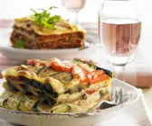 Auberginen-Zucchini-Lasagne