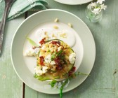 Gefüllte Zucchini mit Weizen und Feta