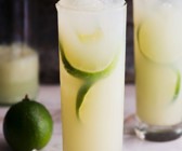 Limetten-Drink mit Wodka