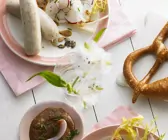 Rettichsalat mit Senfdressing zu Weißwürsten