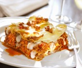 Selbstgemachte Lasagne