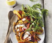 Kürbissalat mit Paprika und Joghurt
