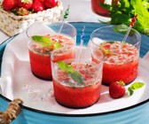 Erdbeer-Limetten-Cocktail alkoholfrei