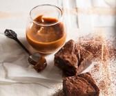 Schokoladenkuchen mit Dulce de leche