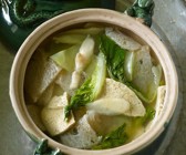 Chinesische Pilz-Tofusuppe
