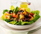 Veganer Brotsalat