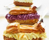Zweierlei gefüllte Eclairs