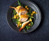 Gefüllte Poulardenbrust