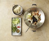 Asia-Wok mit Garnelen