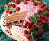 Himbeersahne-Torte