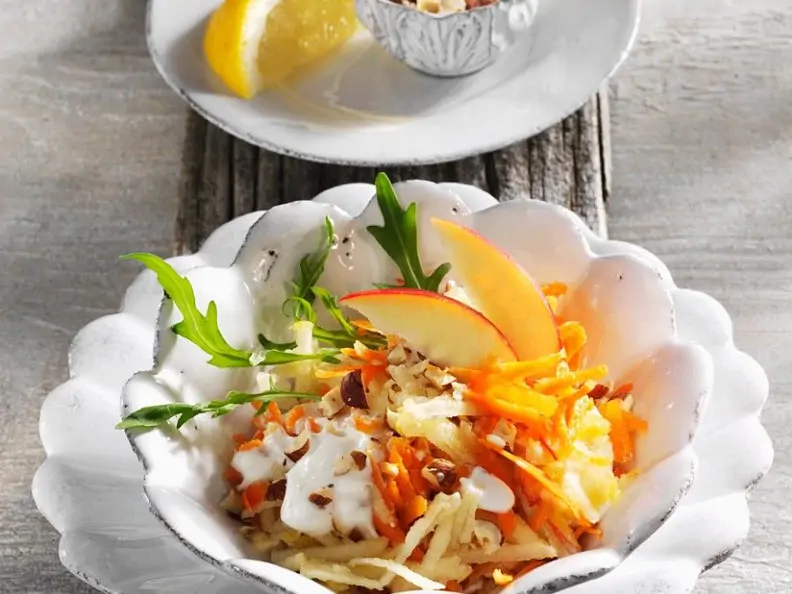 Möhrensalat mit Apfel