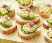 Eiersalat-Häppchen
