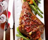 Lammbraten mit Spargel