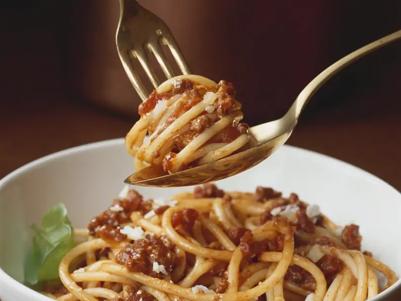 Spaghetti mit Hackfleischsauce