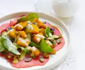 Carpaccio mit Kürbis