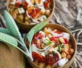 Bulgursalat mit Feta