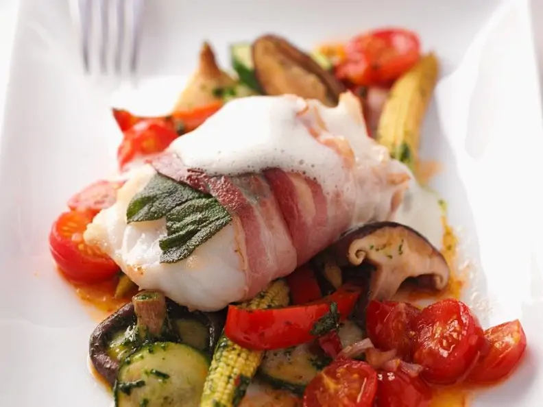 Fisch-Saltimboca