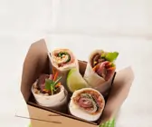 Lammwraps mit Linsen