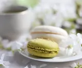 Macarons mit Grüntee