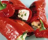 Gefüllte Paprika vom Grill