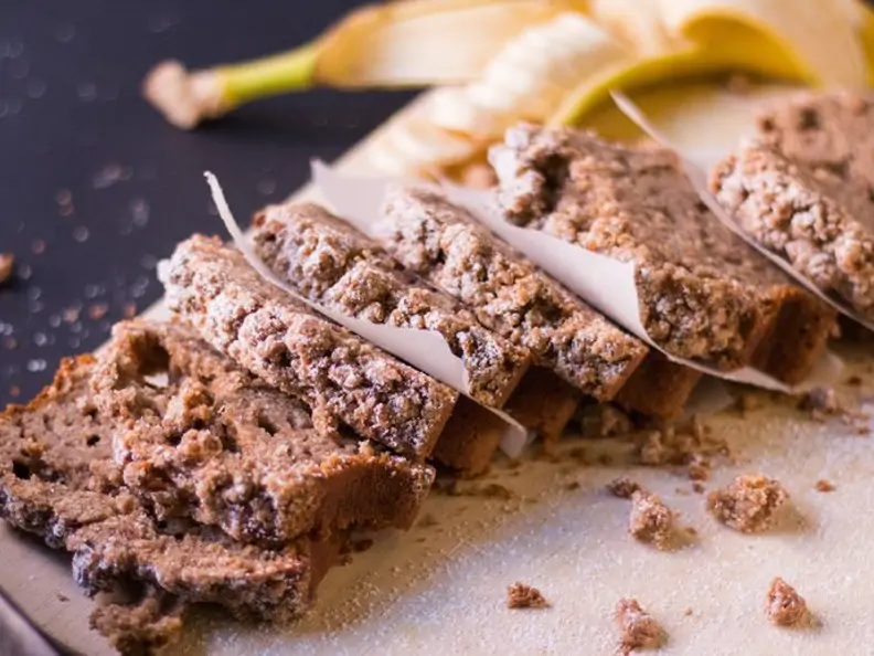 Bananenbrot mit Streuseln