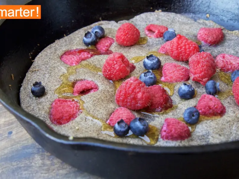 Himbeer-Buchweizen-Pancakes