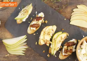 Walnuss-Ziegenkäse-Crostini