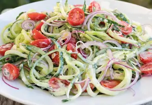 Gurkenspiralsalat