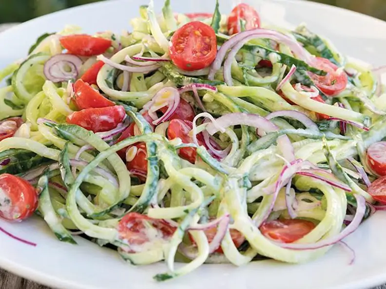 Gurkenspiralsalat