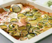 gratinierte Zucchiniröllchen