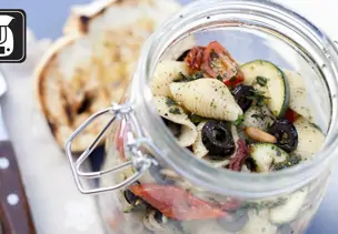 Mediterraner Nudelsalat für den Thermomix